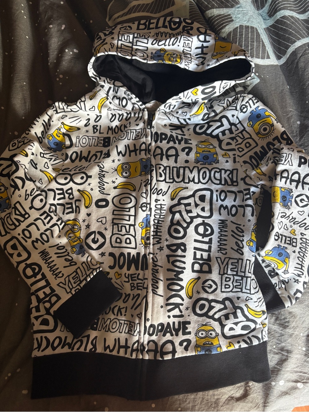 Kids Minions Hoodie - H&M size 6-8